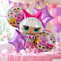 LOL Surprise Jumbo Balloon Bouquet